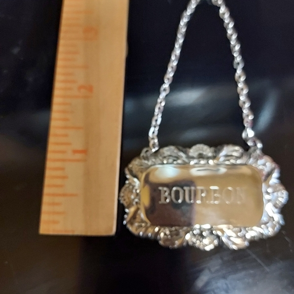 Leonard silver-plated decanter lavels 4. - Picture 4 of 5